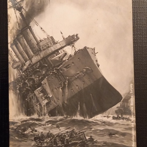 Vernichtung Der Drei Panzerkreuzer Aboukir Hogue U.Cressy Ga