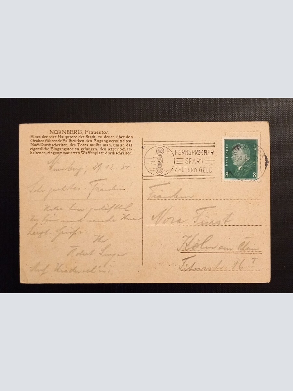 Nürnberg Frauentor Blick Vom Hauptbahnhof Ga