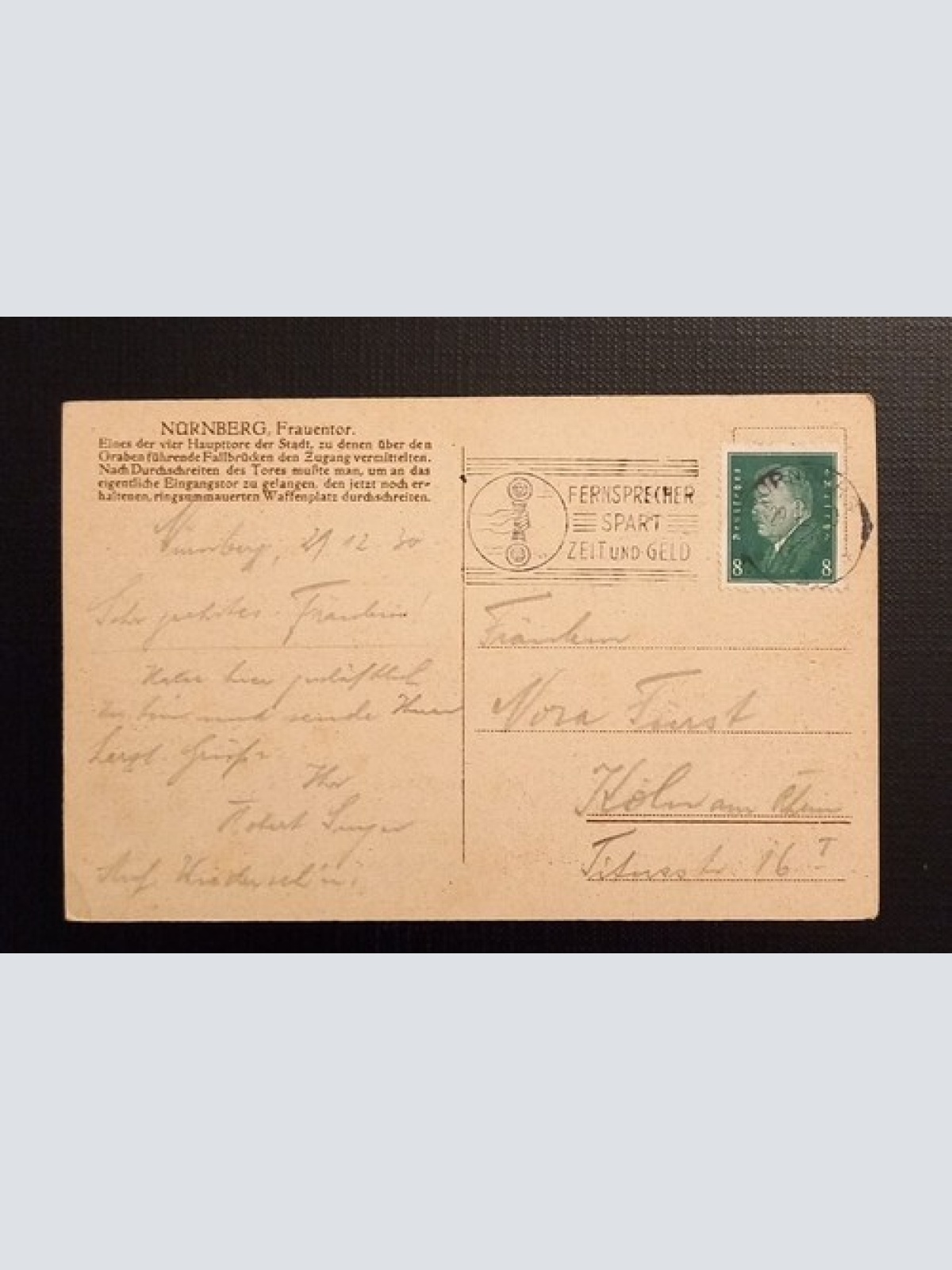 Nürnberg Frauentor Blick Vom Hauptbahnhof Ga