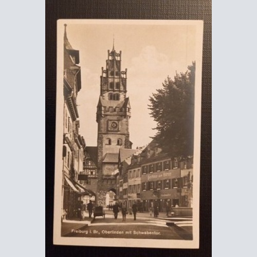 AK   Freiburg I.Br. Oberlinden Mit Schwabentor Ga