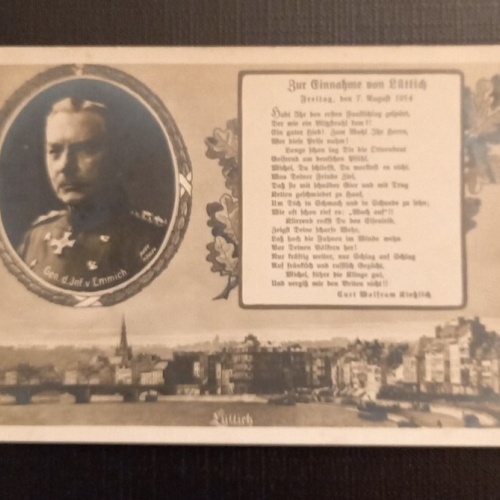 Zur Einnahme Von Lüttich Freitag Den 7.August 1914 Ga