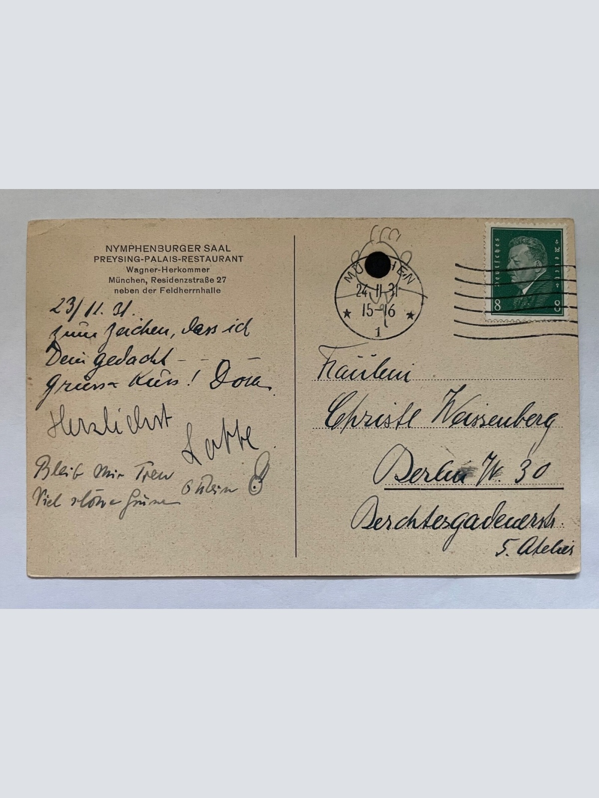 Nymphenburger Schloss Nymphenburg Saal München Bayern Deutschland 8403 K TH