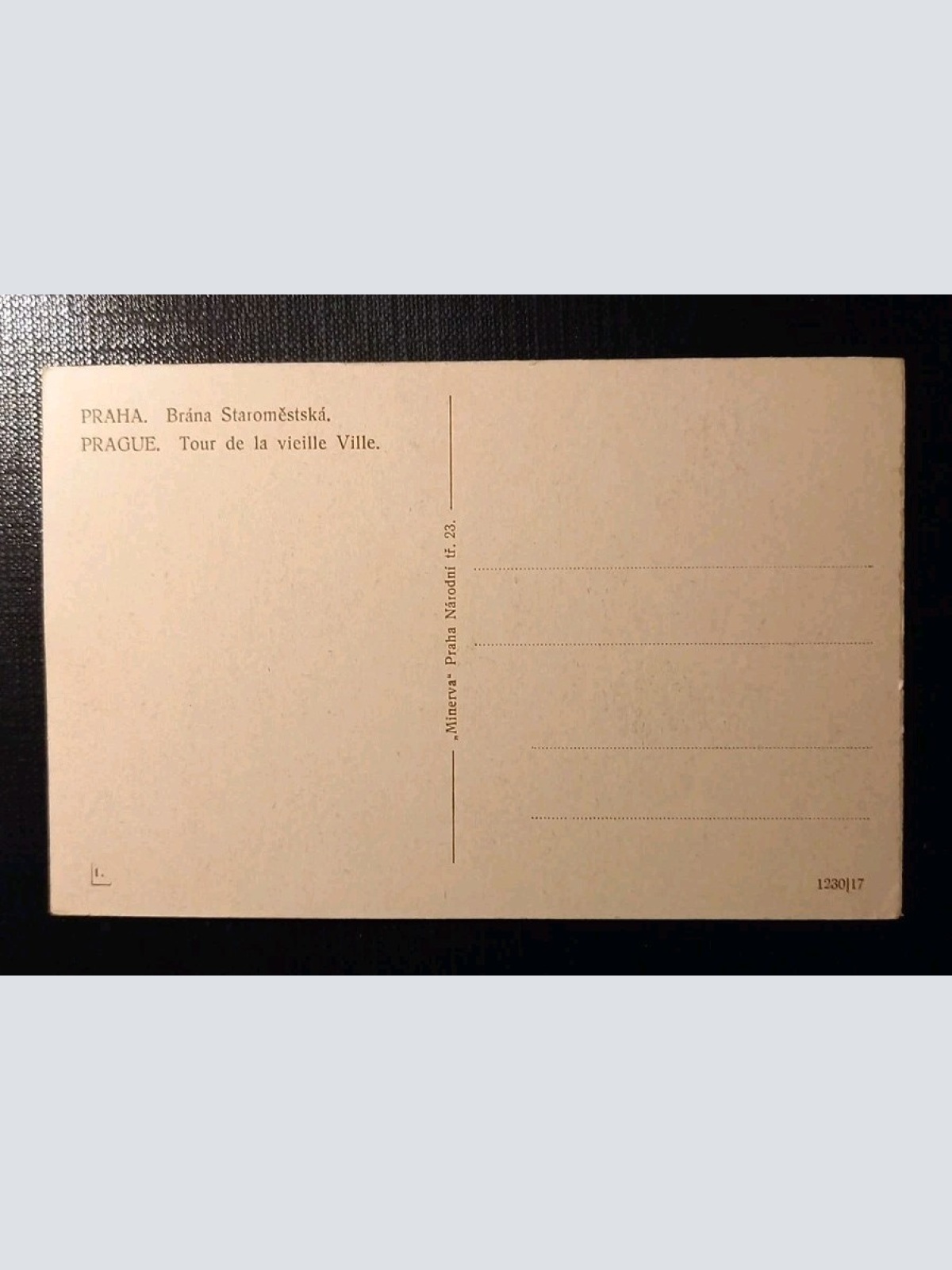 Prag Brana Staromestska 713 H Gr