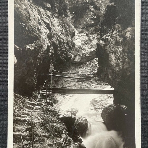Imst Rosengarten Schlucht Holzbrücke Fluss Tirol Österreich 402629 TH C