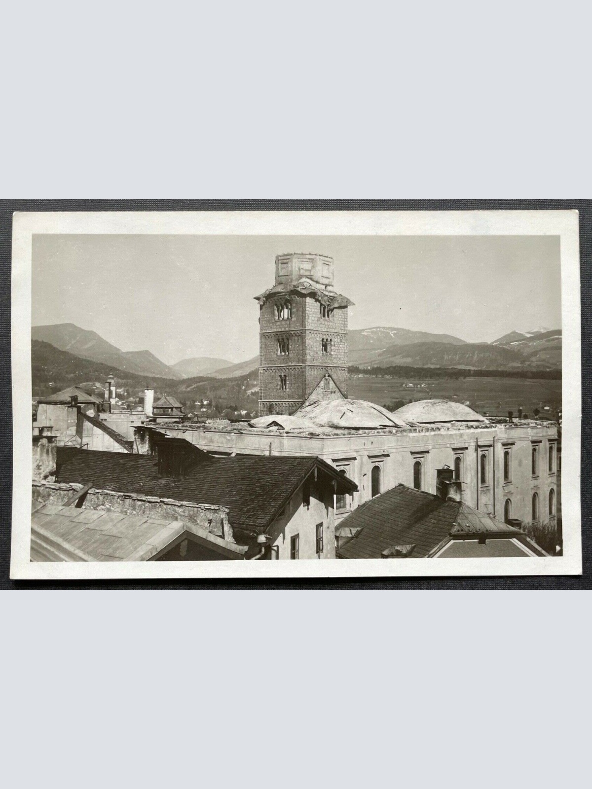 Hallein Brand Augustinerkloster 1943 Turm Stadt Salzburg Österreich 402704 TH