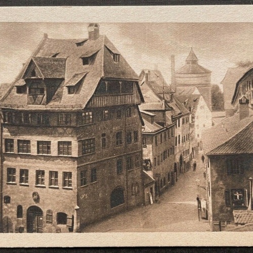 Nürnberg Albrecht Dürer Haus Gebäude Stadt Gasse Bayern Deutschland 402689 TH C