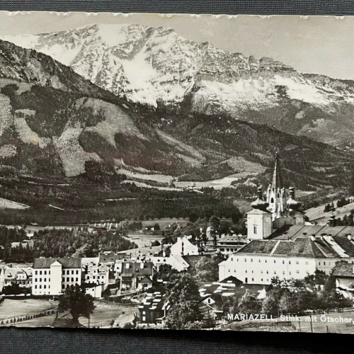 Mariazell Ötscher Berg Gebirge Ortschaft Kirche Steiermark Österreich 402622 C