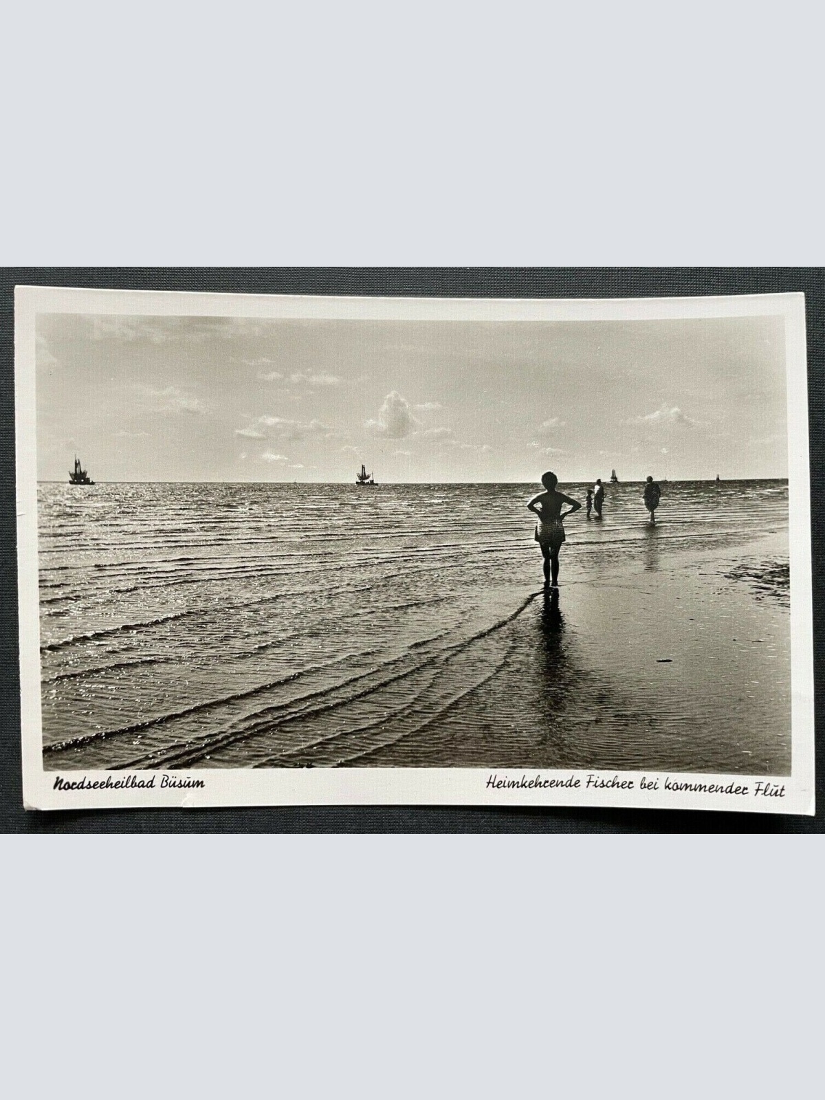 Nordseeheilbad Büsum Heimk.Fischer Flut Schleswig-Holstein Deutschland 402612 C