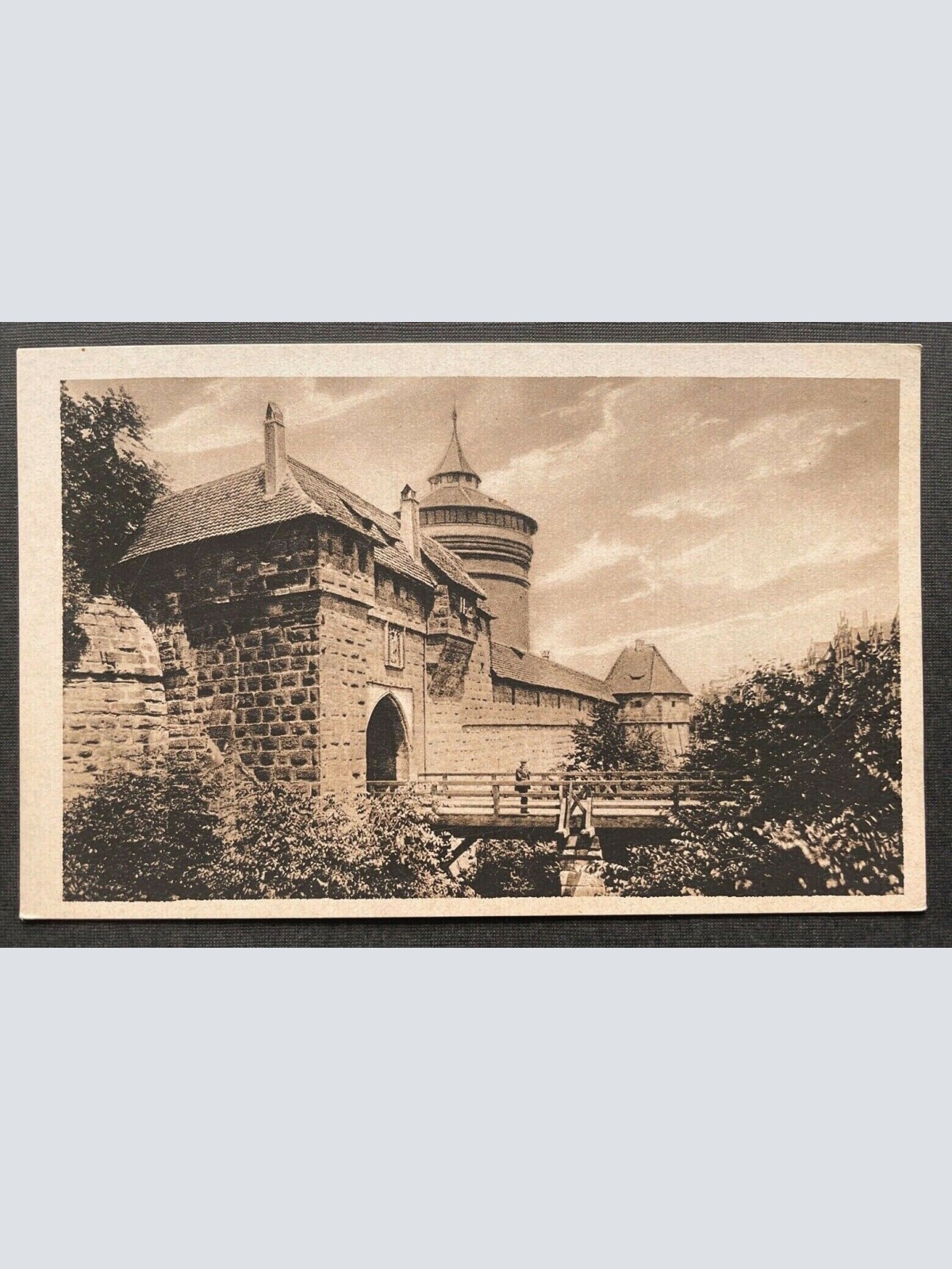 Nürnberg Frauentor Turm Brücke Stadtbefestigung Bayern Deutschland 402692 TH C