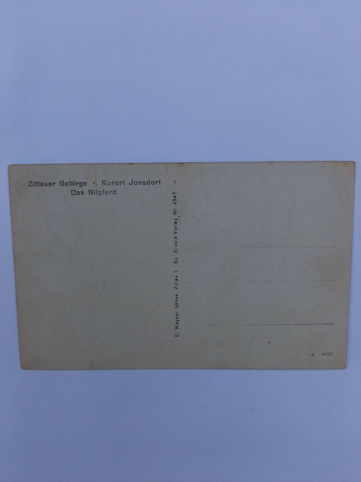 Jonsdorf Das Nilpferd 30184 GR