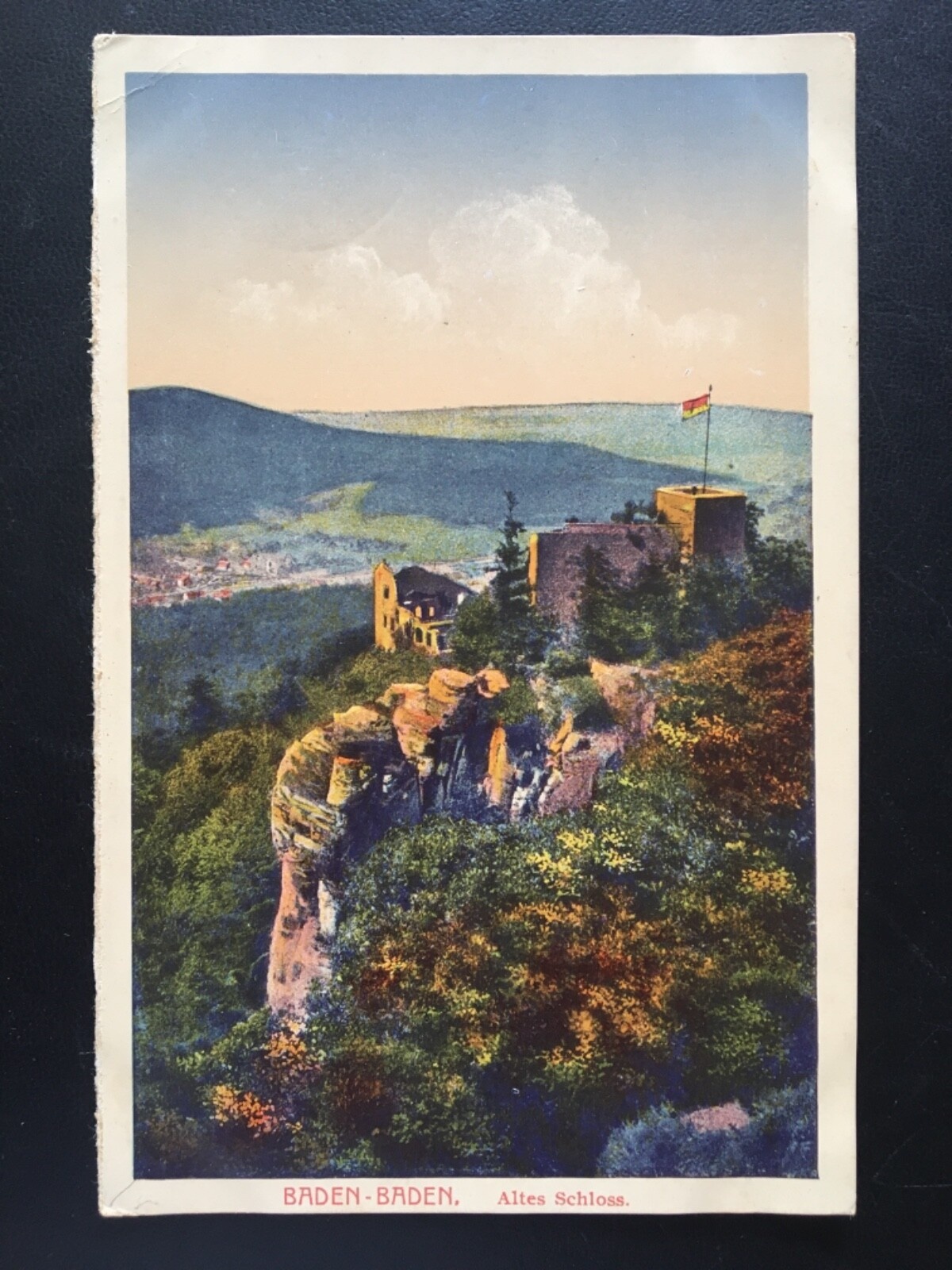 Baden-Baden - Altes Schloss - Burg - Landschaft 180176 TH