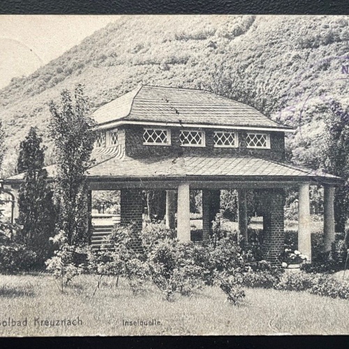 Kalium-Solbad Kreuznach Inselquelle Park Rheinland-Pfalz Deutschland 600195A D