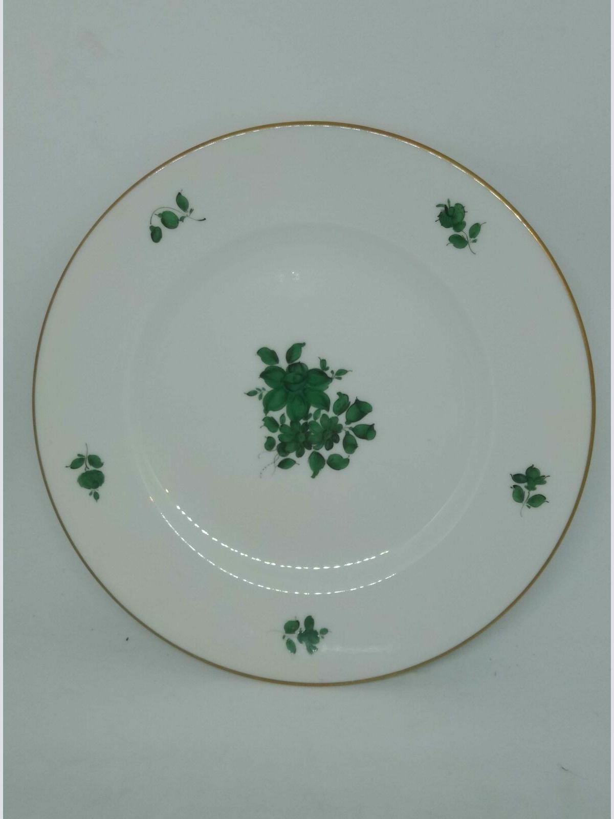 Augarten Dessertteller 19.5cm Dekor Maria Theresia 1 5098 47 mit Goldrand 60221