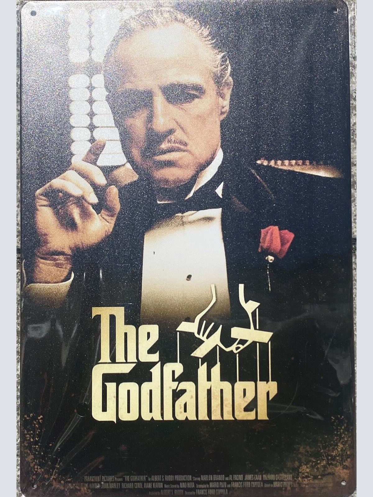 The Godfather Der Pate Schild  30x20 70000
