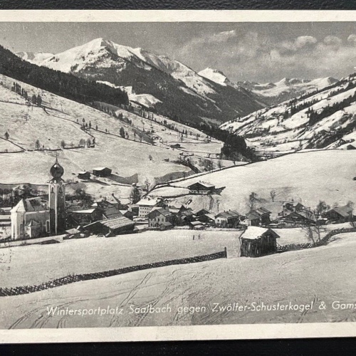 Wintersport Saalbach Zwölfer-Schusterkogel Berg Salzburg Österreich 600155A TH D