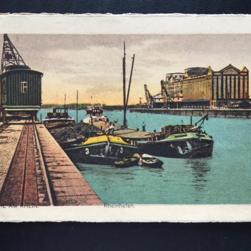 Kehl am Rhein - Rheinhafen - Schiffe Anlegestelle 180149 TH