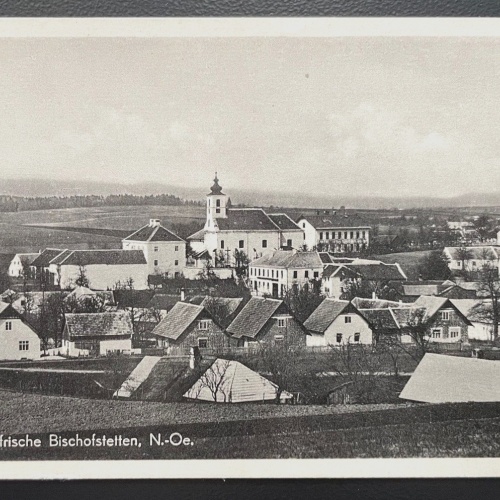 Sommerfrische Bischofstetten Ort Kirche Gebäude Niederösterreich 600128A TH D