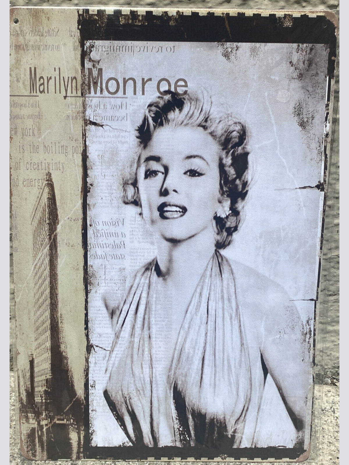 Marilyn Monroe Film Schauspielerin Schild 30x20 70013
