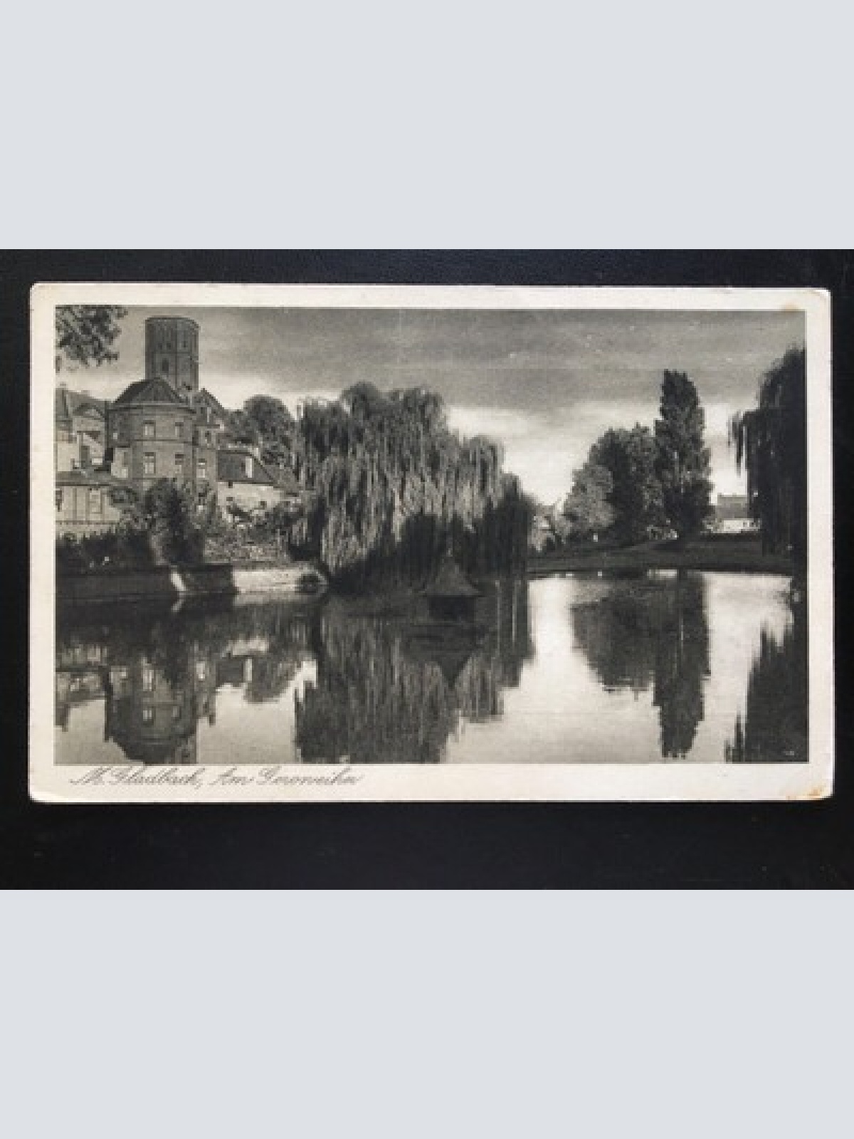 AK Mönchengladbach - Am Geroweiher - See Kloster 180155 TH