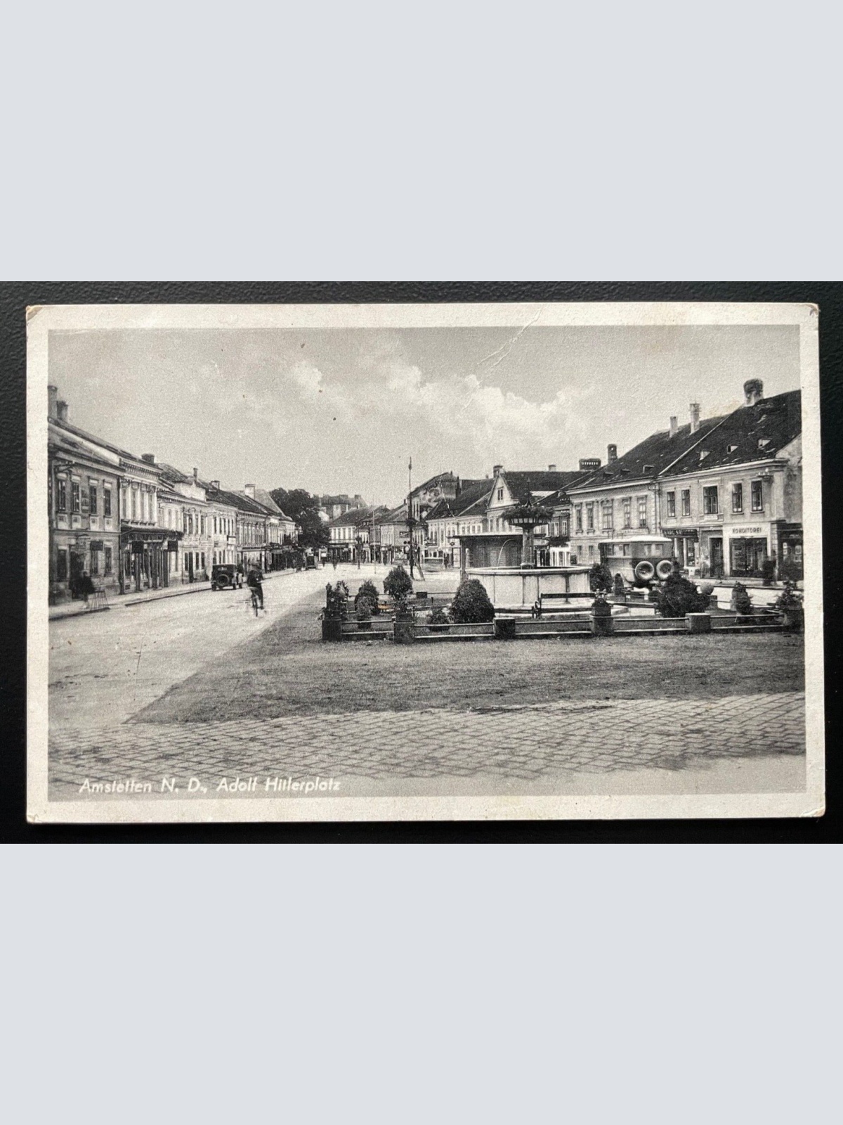 Amstetten A.Hitlerplatz Stsdt Autos Oldtimer Gebäude Niederösterreich 600107A D