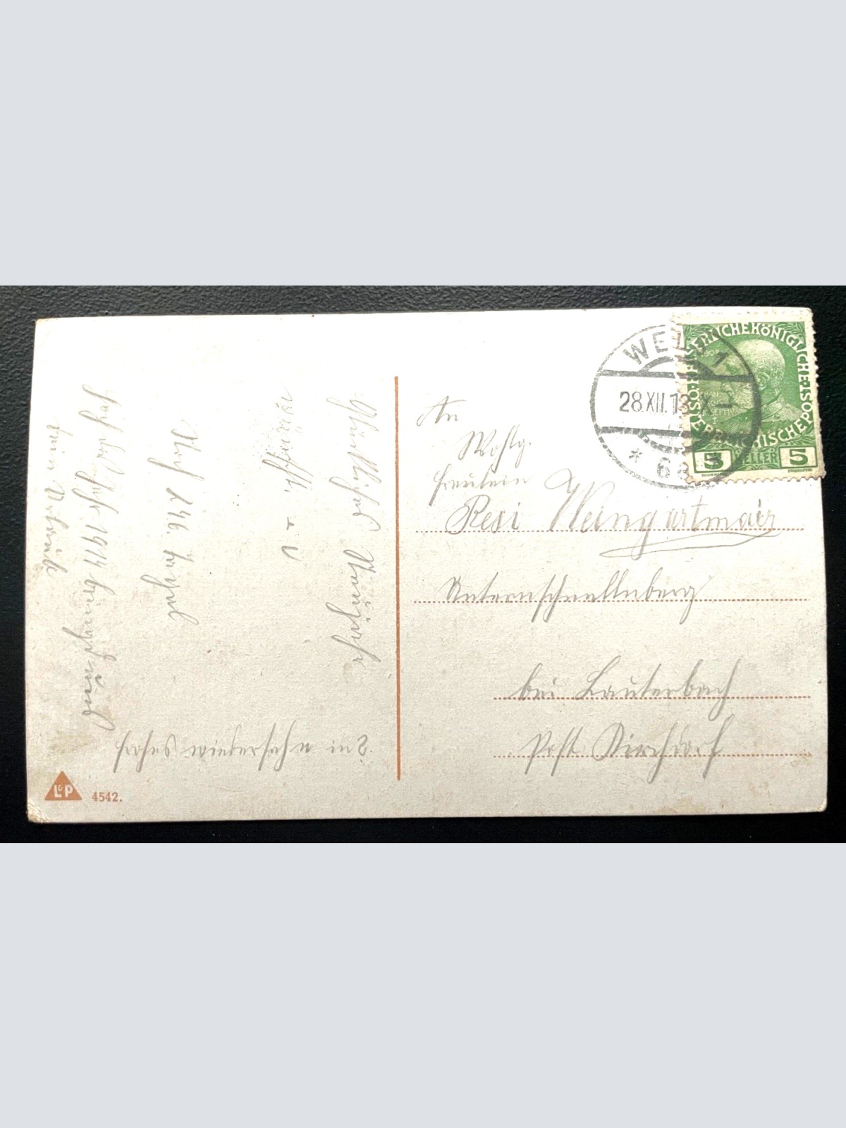 Heuer geh'n ma Gedicht Bier Flugzeug Uniform Hut Fez Militär Krieg 600104A TH D