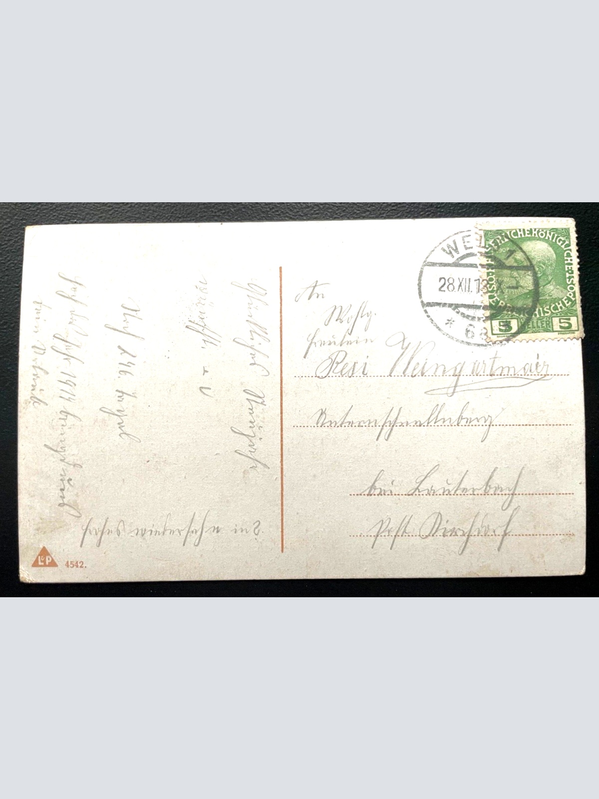 Heuer geh'n ma Gedicht Bier Flugzeug Uniform Hut Fez Militär Krieg 600104A TH D