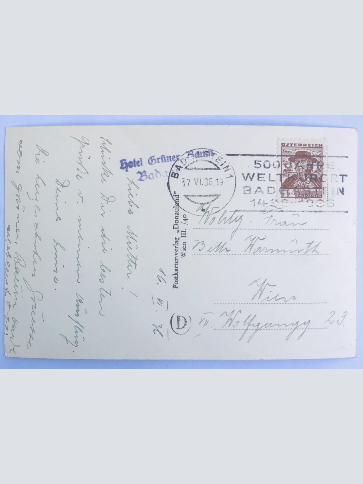 Kötschachtal bei Hofgastein mit Hotel Grüner Baum