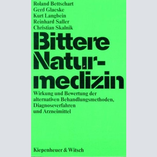 Bittere Naturmedizin Bettschart, Roland (Mitwirkender):