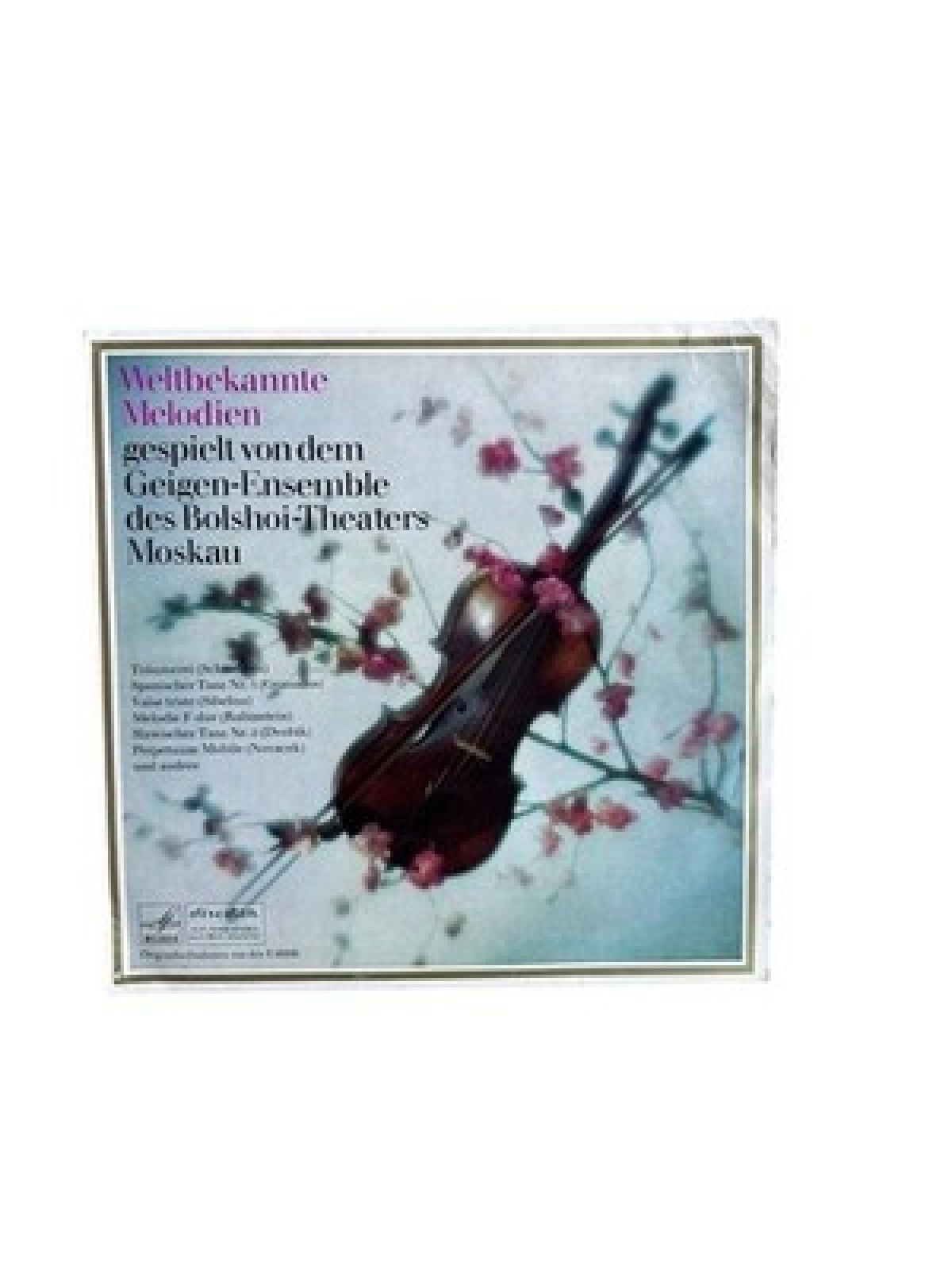 Weltbekannte Melodien gespielt von dem Geigen-Ensemble des Bolshoi-Theaters Mosk