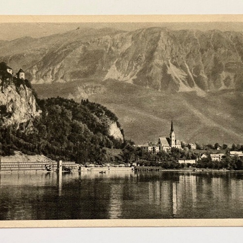 Veldes Bled Feldes Gemeinde Kirche Berg See Slowenien 402516 K TH