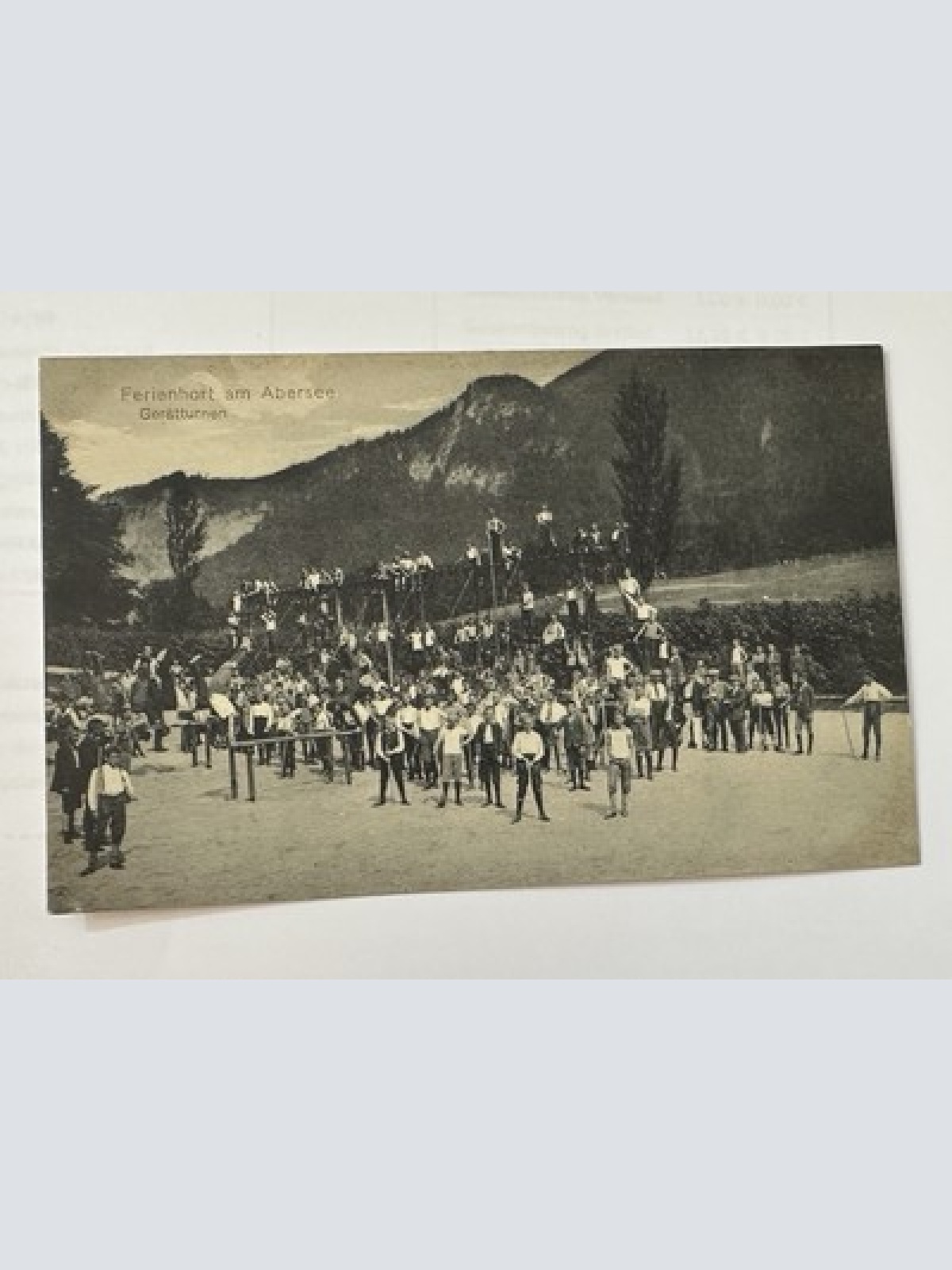 Ferienhort am Abersee Turnplatz um 1900 5427869