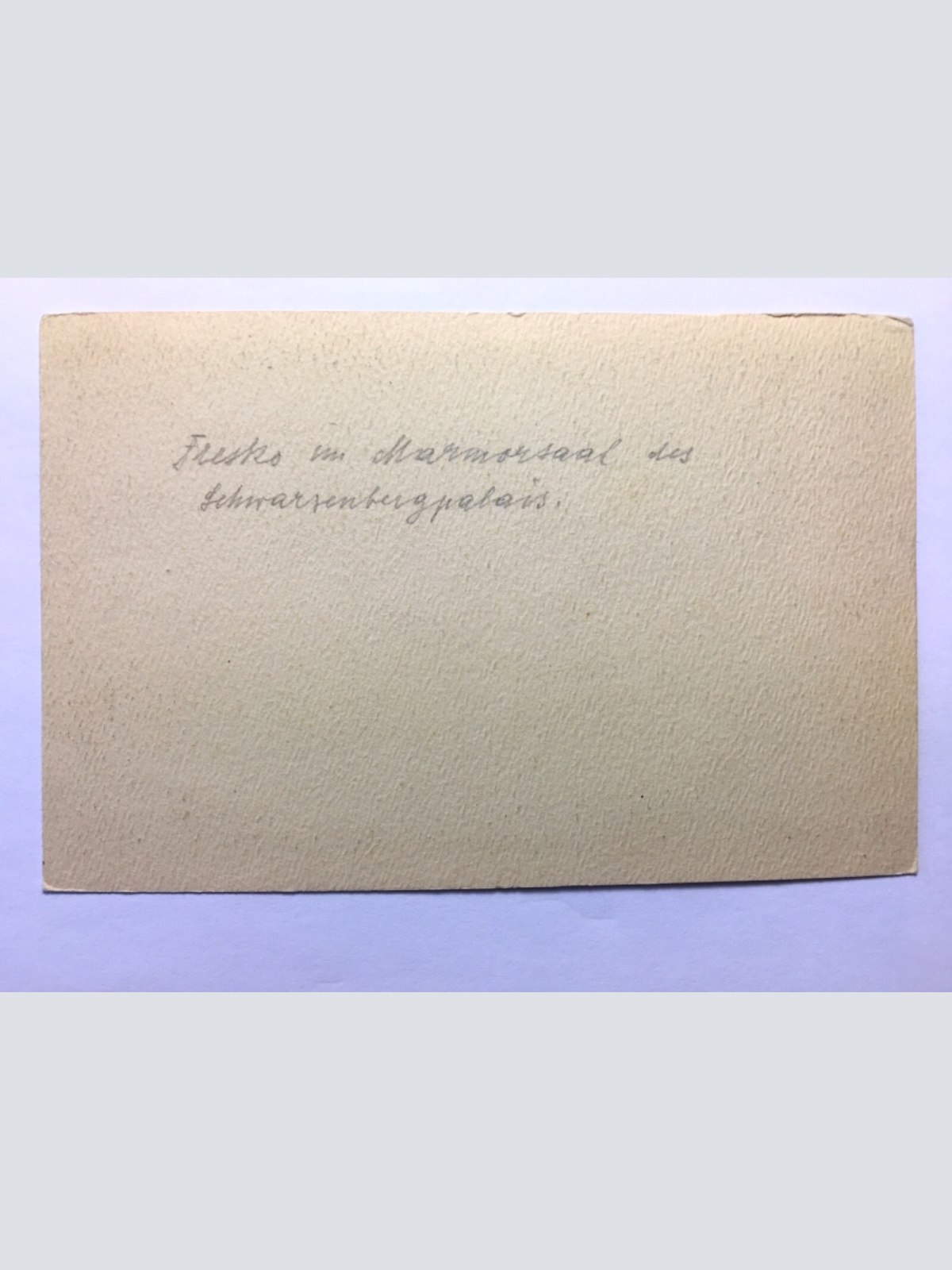 Fresko im Marmorsaal des Palais Schwarzenberg - Künstlerkarte 50017 TH A