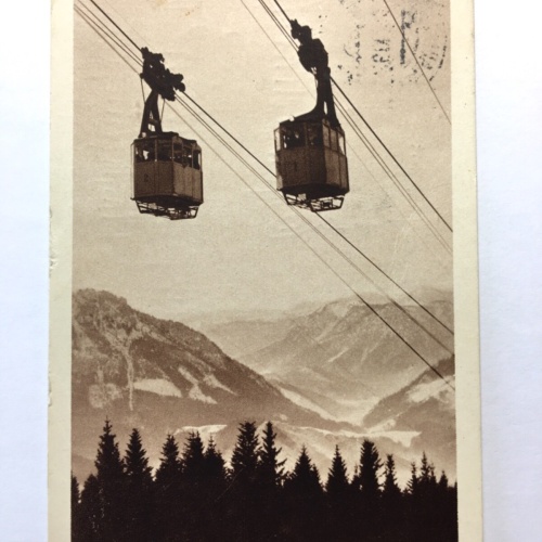 Mariazell - Seilschwebebahn auf Bürgeralpe - Seilbahn Gondeln 50040 TH F