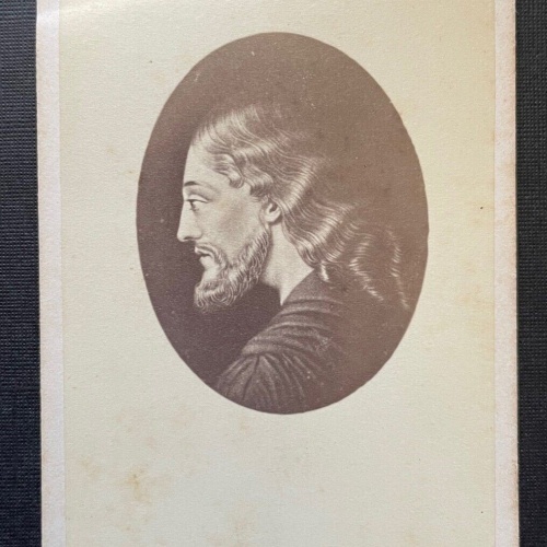 Ansichtskarte Foto Porträt Jesus Christus Konstantinopel ca.10,7x6,3cm 402340 TH