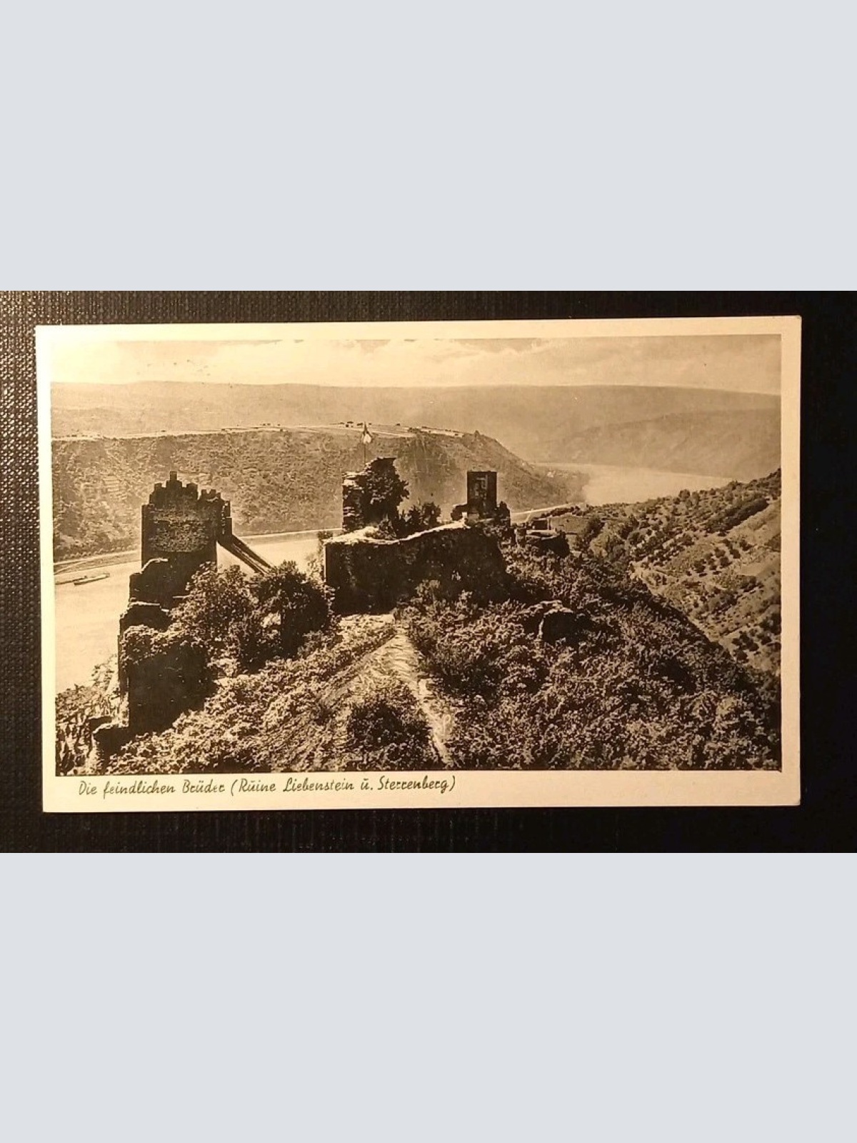 Die Feindlichen Brüder Ruine Liebenstein OÖ. 180196 H Gr