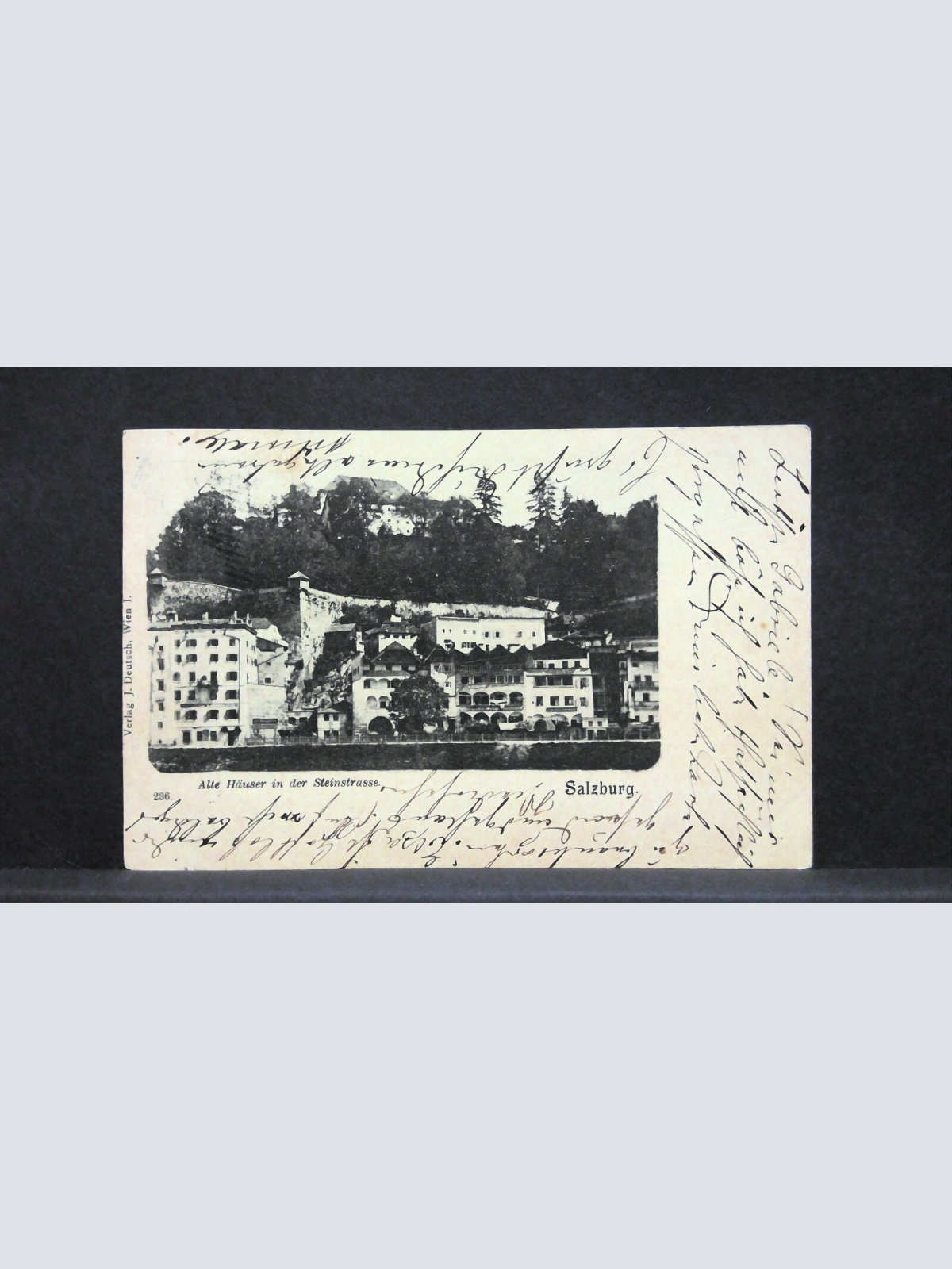 Alte Häuser in der Steinstraße Salzburg JW7413