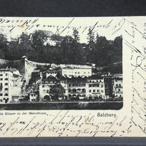 Alte Häuser in der Steinstraße Salzburg JW7413