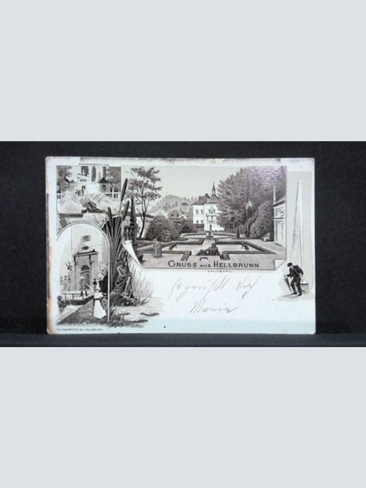 AK Gruß aus Hellbrunn Salzburg 1898 JW4321
