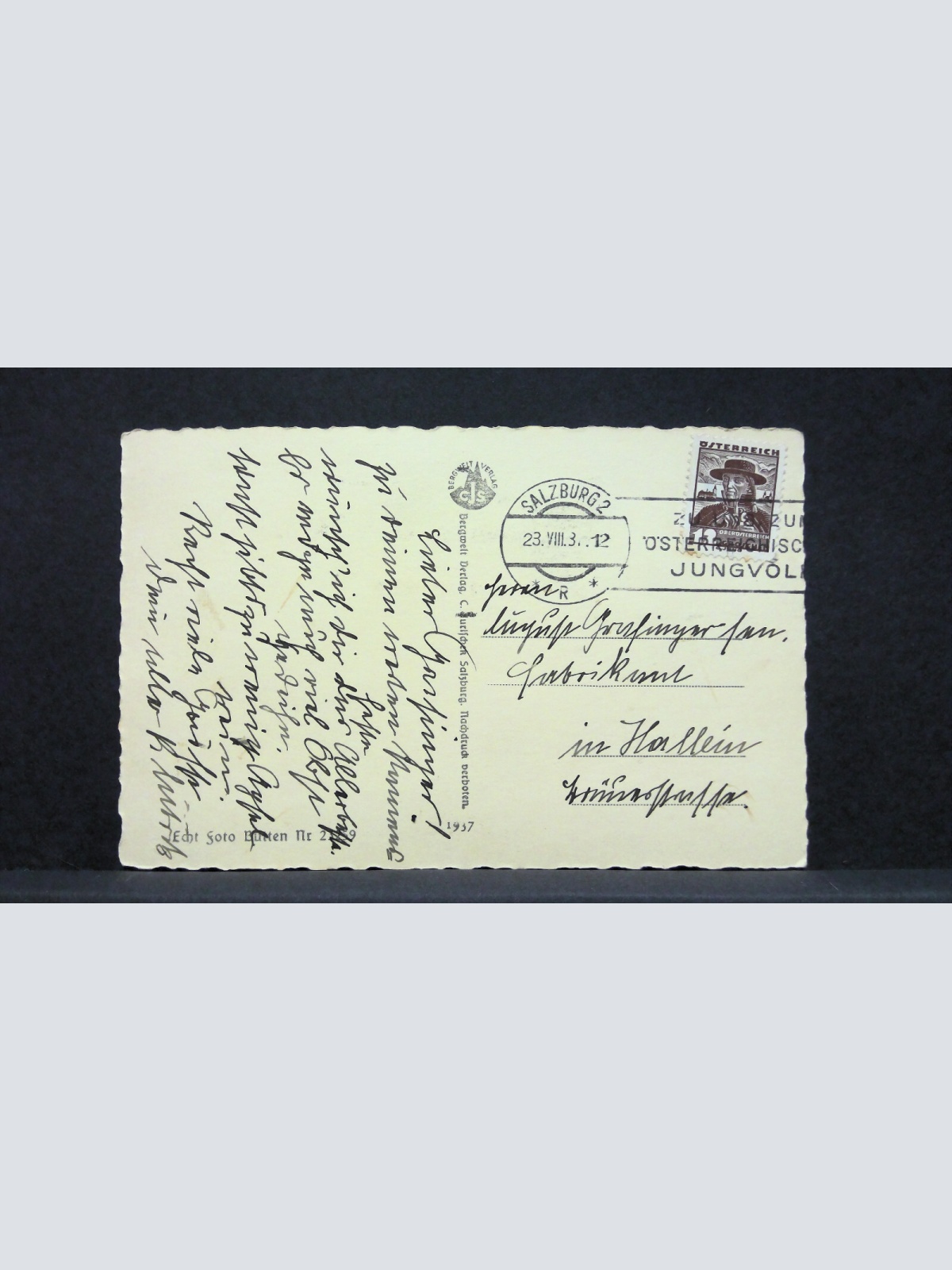 Salzburg Staatsbrücke und Festung Hohensalzburg Salzach JW5711