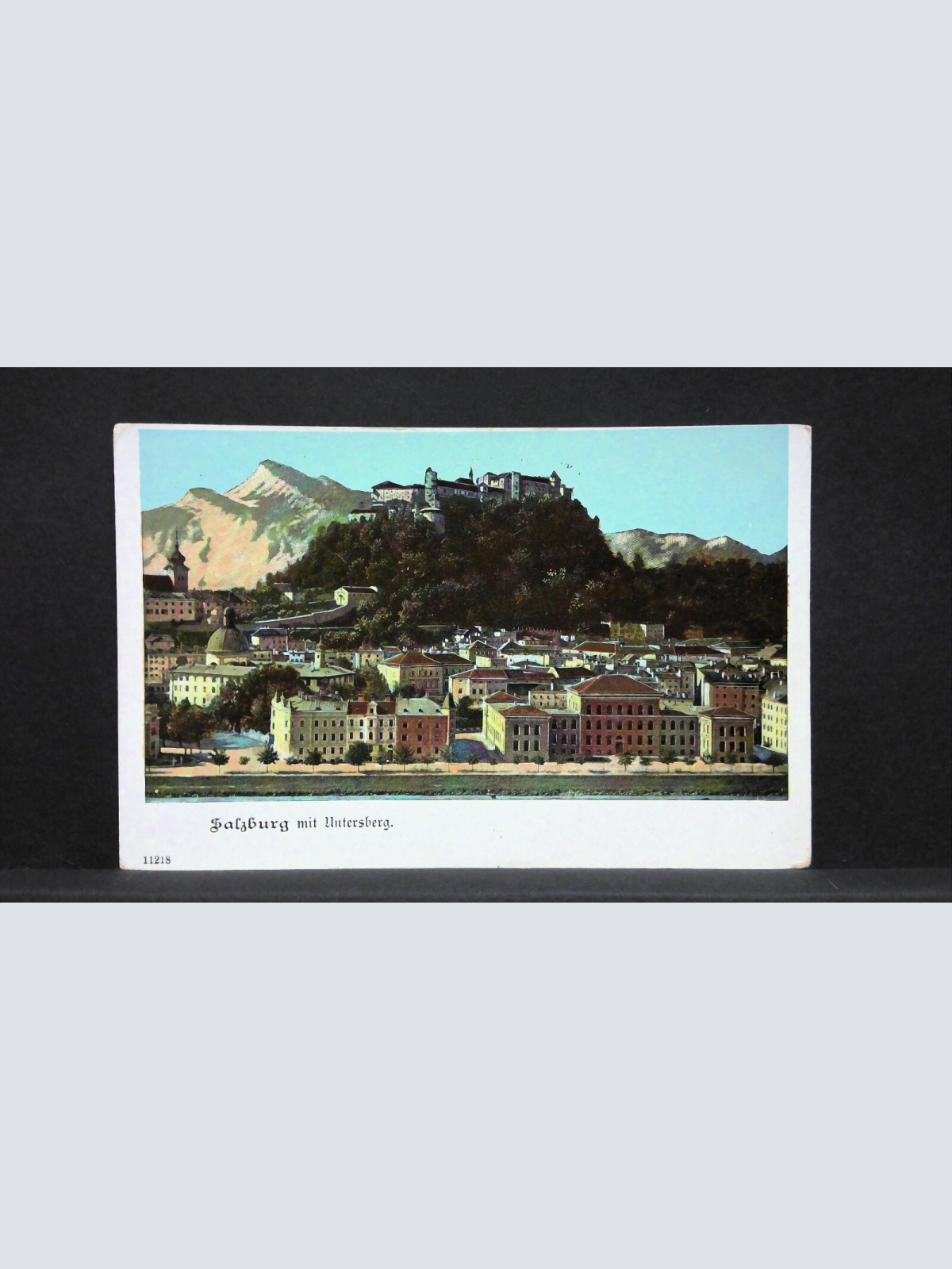 Salzburg mit Untersberg Schloss Hohensalzburg JW165700