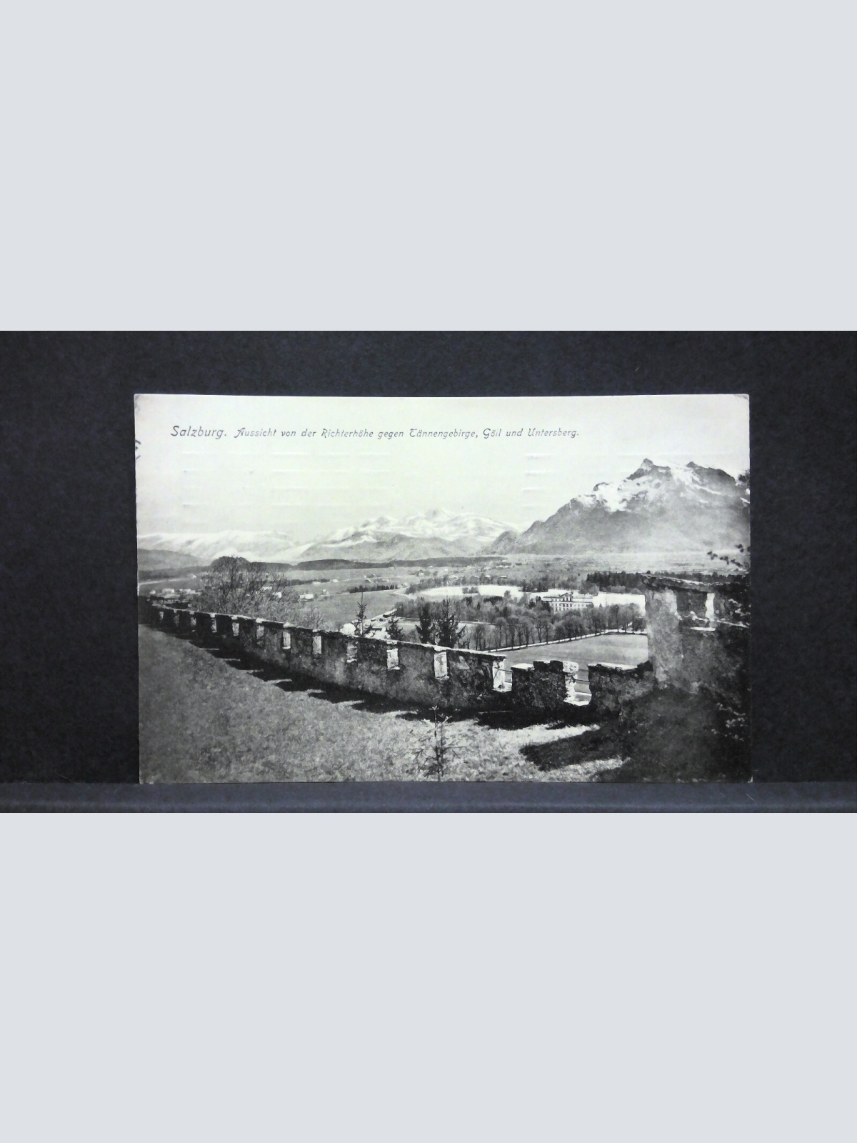 Salzburg Aussicht von Richterhöhe gegen Tännengebirge Göll Untersberg JW165703