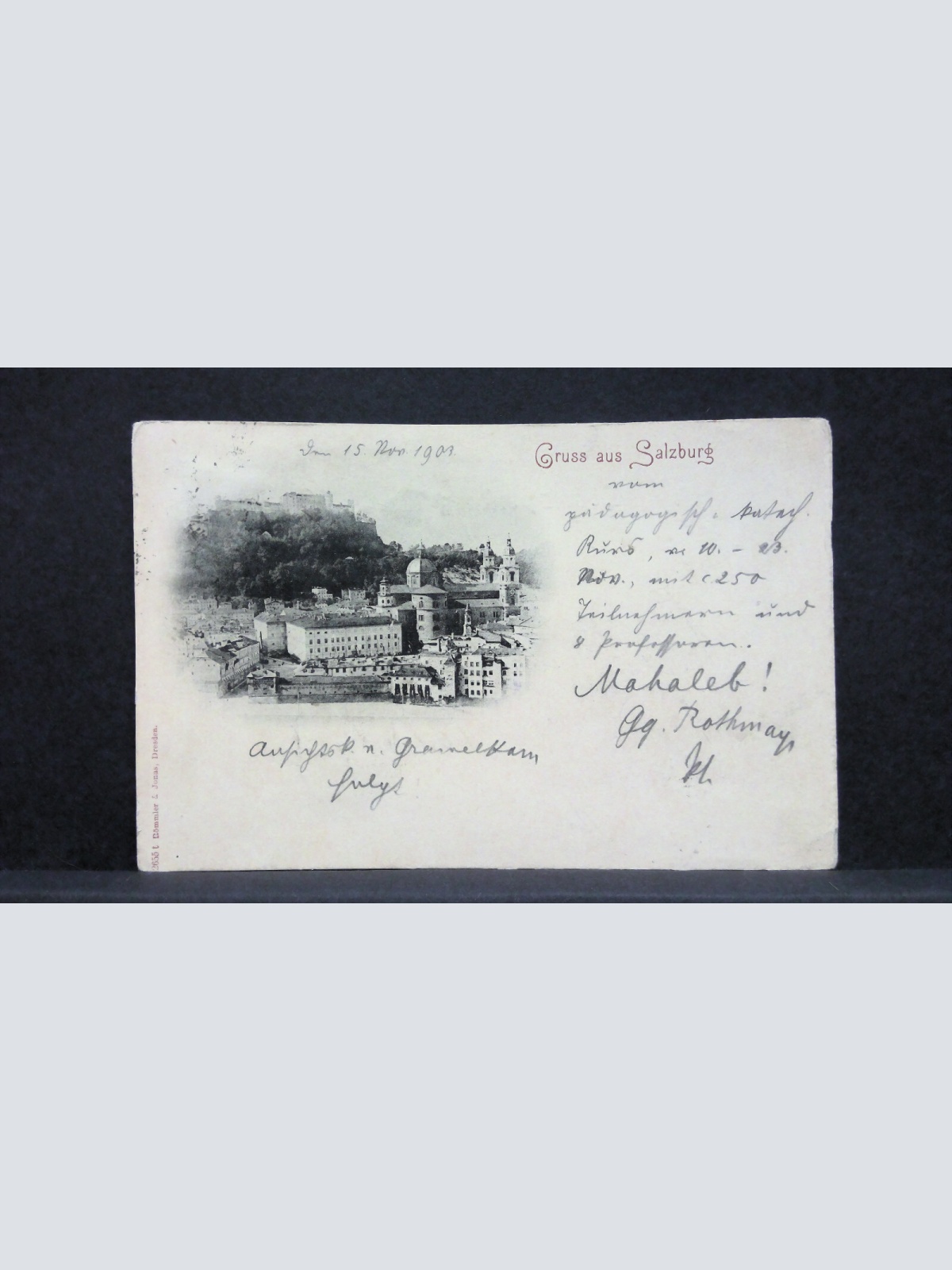 Gruss aus Salzburg Festung JW2431