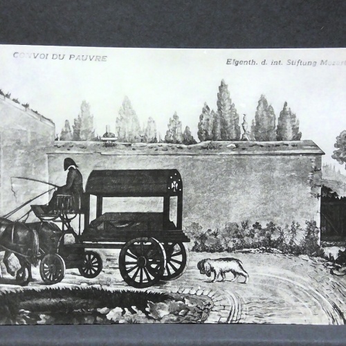 Convoi du Pauvre Konvoi der Armen Stiftung Mozarteum Begräbnis JW165609