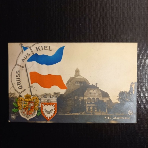 Kiel Stadttheater Fahne Wappen 410605 gr C