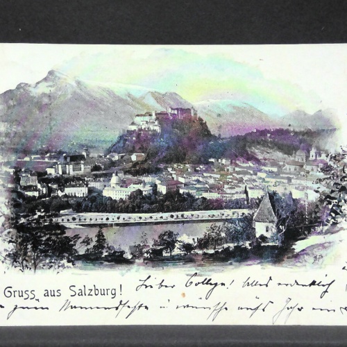 Salzburg Salzach Hohensalzburg Untersberg JW67610