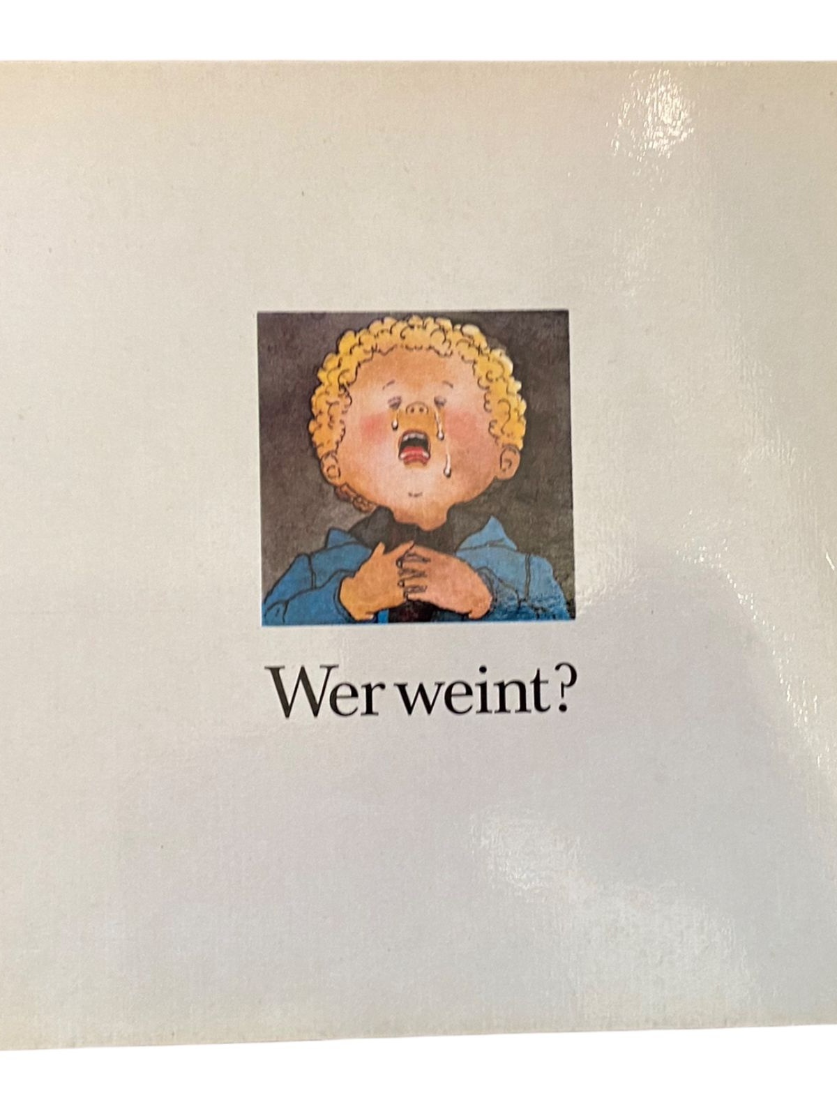 588 Christian Bruel WER WEINT? SEHR GUTER ZUSTAND! VORLESEBUCH