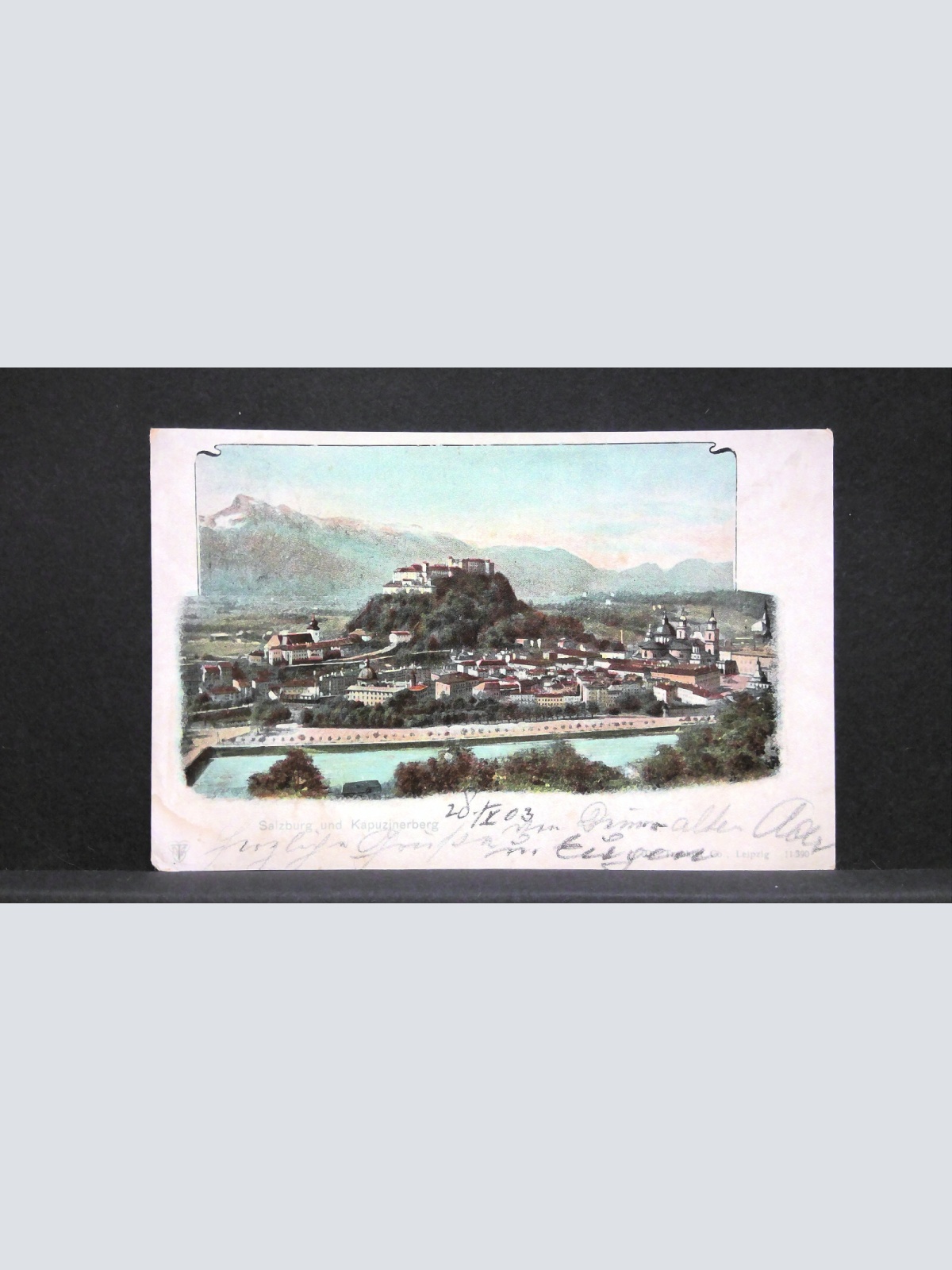Salzburg und Kapuzinerberg Salzach JW165880