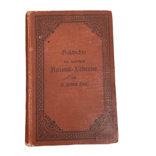 4242 GESCHICHTE D. DT NATIONAL-LITTERATUR Z. GEBRAUCHE AN HÖH. UNTERR.ANSTALTEN