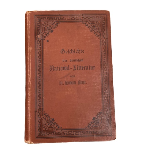 4242 GESCHICHTE D. DT NATIONAL-LITTERATUR Z. GEBRAUCHE AN HÖH. UNTERR.ANSTALTEN