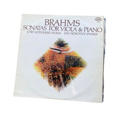 4012 Johannes Brahms SONATAS FOR VIOLA & PIANO VINYL HÖRBUCH
